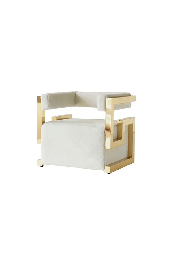 【FENDI CASA】アニマル柄　イタリア製フェザークッション2点 Fun Fendi Fur Armchair – Italian Luxury Interiors